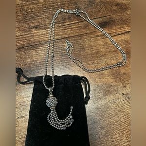 Luxurious LAGOS Signa. Caviar 18K Gold/Sterling Silver Tassel Pendant Necklace